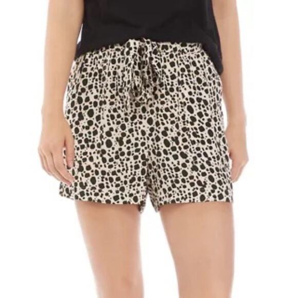NWT Sanctuary Shorts Endless Summer Puma Animal Print Elastic Womens Small $79 - Picture 1 of 9